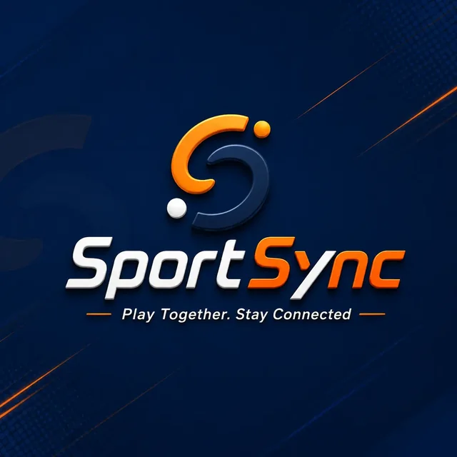SportSync brand artwork: Play Together. Stay Connected.